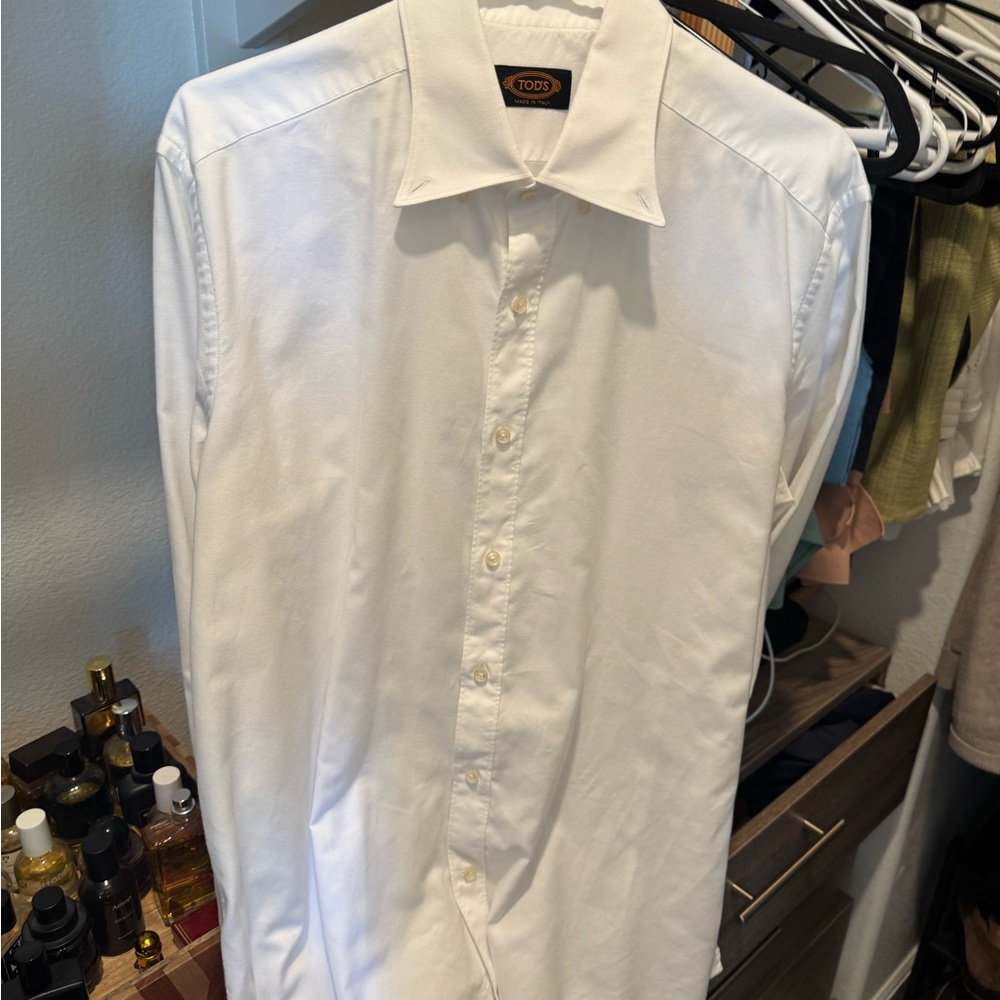 TOD'S Men's White Shirt